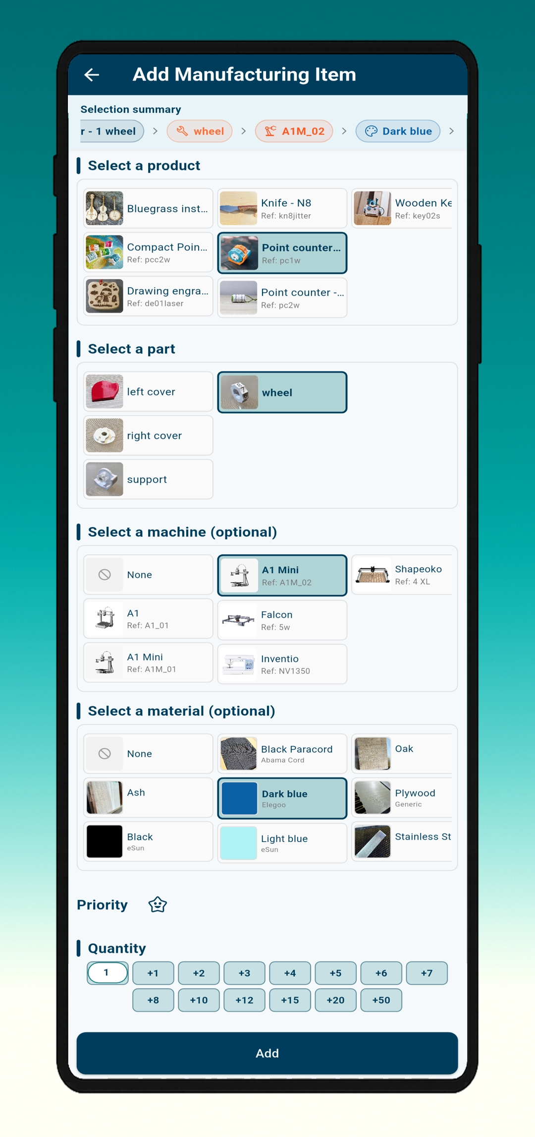 Add Items
